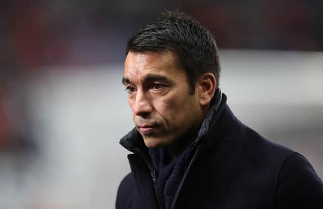 Rangers manager Giovanni van Bronckhorst saw his team beat Hibs 2-0 at Ibrox. (Photo by Ian MacNicol/Getty Images)