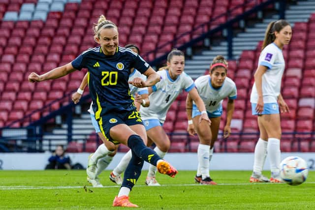 Scotland's Martha Thomas was prolific against Israel in Hungary.