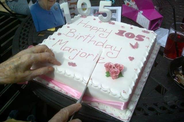 Marjorie's cake.