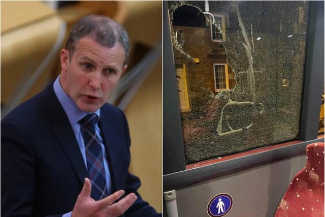 Michael Matheson, cabinet secretary for transport, infrastructure and connectivity, told the Scottish Parliament on Thursday evening that the behaviour was “unacceptable.”