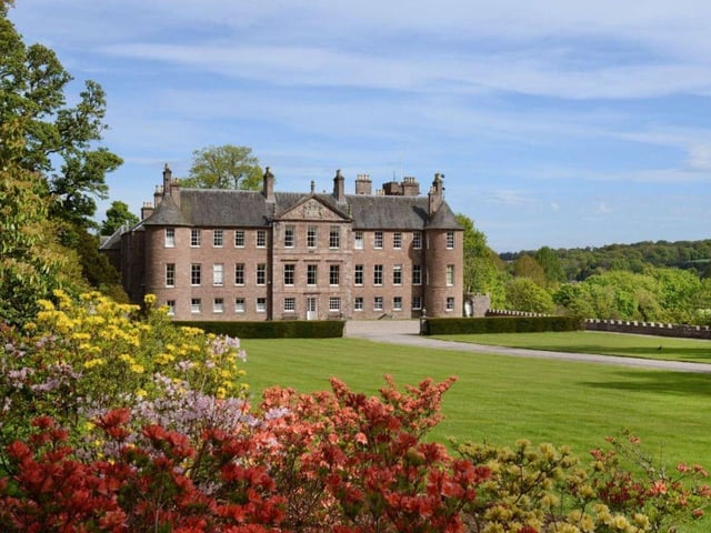 On the market for offers over £3 million, Brechin Castle dates back to the 13th century, although the present building is the result of significant reconstructed and expansion in the early 18th century. Overlooking the River South Esk, it comes with salmon fishing rights and around 70 acres of land, including a walled garden, five cottages and a courtyard. Two drives lead to the castle from the north and south, and inside there are 8 reception rooms, 16 bedrooms and 10 bathrooms. Original features include a turret room, panelled walls, vaulted ceilings and an imposing imposing staircase.