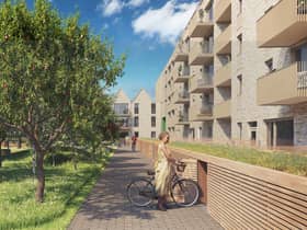 A CGI of Rowanbank Gardens.