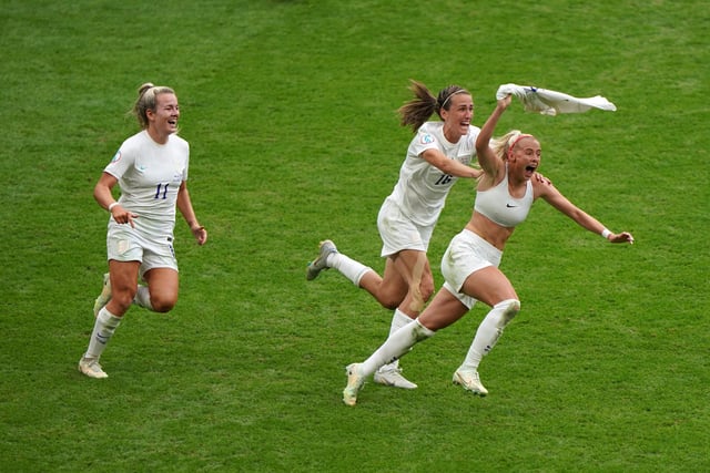 Joe Giddens was at Wembley Stadium to capture a shot of Lioness Chloe Kelly after scoring the winning goal of the Uefa Women’s Euro 2022 final. It was reproduced on a number of front pages the following morning, becoming symbolic of a new chapter in sport for women and girls.