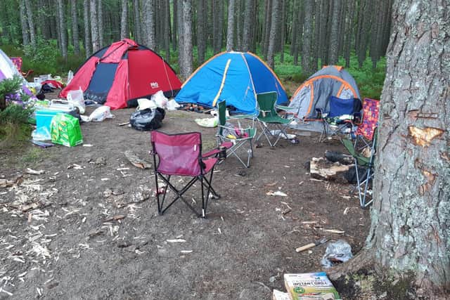 Picture of the scene at Glenmore where the youths were camping and where they were reported for verbally abusing staff.