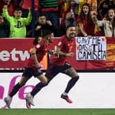 Joselu scored twice for Spain on his debut for La Roja against Norway in Malaga.