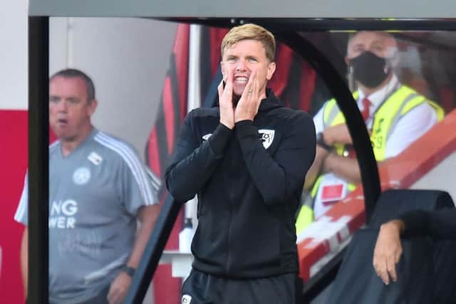 Eddie Howe is in talks with the Celtic board about becoming the club's next manager. Picture: Getty
