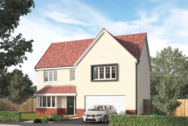 View homes - Prospective buyers can view the Trewbrook (CGI of house style) at the 'Step inside a new Avant home' event at Jackton Green, East Kilbride