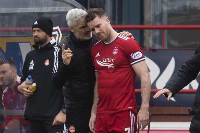Aberdeen boss Jim Goodwin will be looking to strengthen in the summer.  (Photo by Craig Foy / SNS Group)
