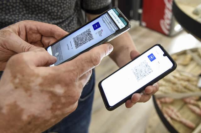 Covid passports have worked well in France despite initially being criticised (Picture: Jean-Christophe Verhaegen/AFP via Getty Images)