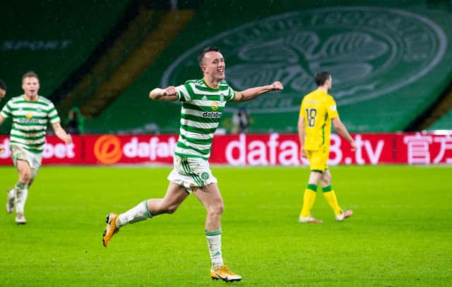 Four more months of his current form will see Celtic's David Turnbull seal a place in Scotland squad for the country's finals return, according to John Collins. (Photo by Craig Foy / SNS Group)