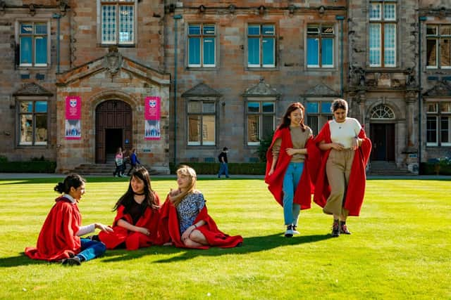 Students at the University of St Andrews