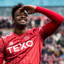 Aberdeen's Duk has been in good form for the Dons this season.