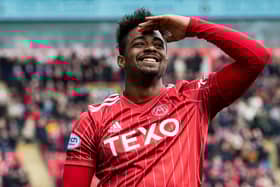 Aberdeen's Duk has been in good form for the Dons this season.