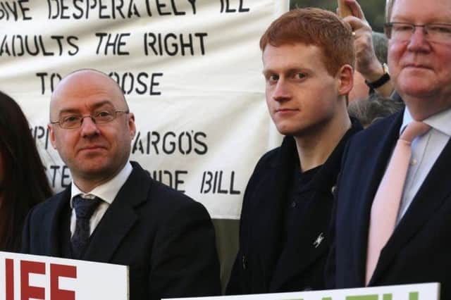 Greens co-leader Patrick Harvie and ex-Tory leader Jackson Carlaw have previously backed assisted dying