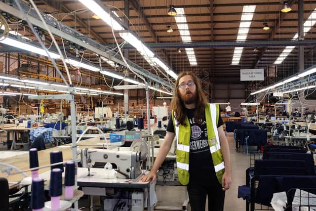 Workers like Calum Stewart are worried for their jobs at Haven Products. Pic: Contributed