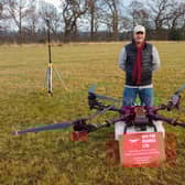 James Braid, the Melrose-based entrepreneur and founder of Sky-Pin Drones.