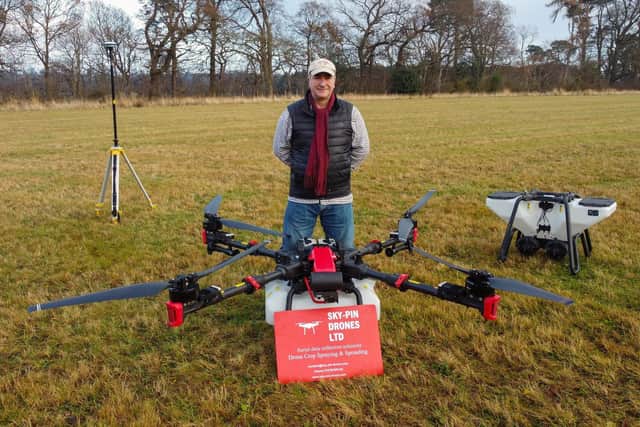 James Braid, the Melrose-based entrepreneur and founder of Sky-Pin Drones.
