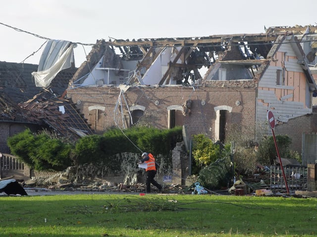 Strong winds also buffeted Belgium and the Netherlands but no major damage was reported.
(AP Photo/Michel Spingler)