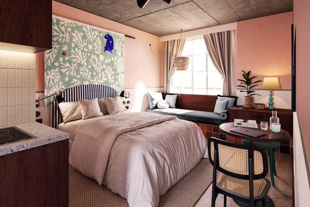 The world’s first whole life net zero ‘hometel’ room2 opened last month in Chiswick, London.