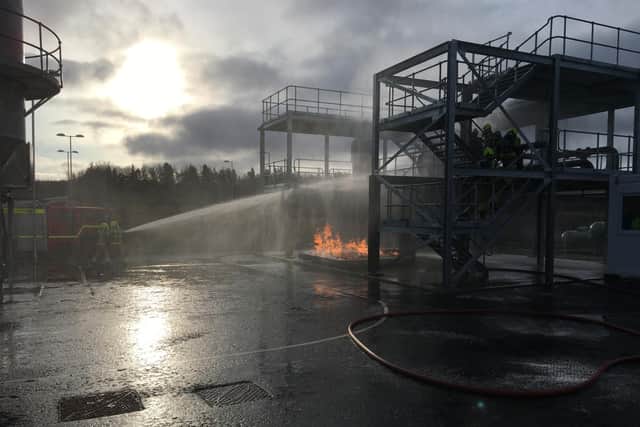 Scottish Fire and Rescue Service training centre, Newbridge, Edinburgh.