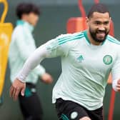 Cameron Carter-Vickers during a Celtic training session at Lennoxtown, on May 06, 2022, in Glasgow, Scotland. (Photo by Craig Williamson / SNS Group)