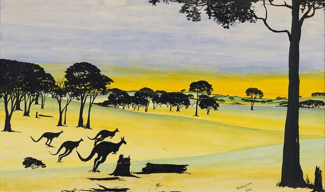 'Bounding For Home,' by Barry Loo, will be part of the exhibition of Carrolup art going on display in the forthcoming Glasgow University exhibition. Picture: Mark Williams