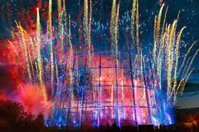 The iconic Granton gasholder is set to be transformed for this year's Hidden Door festival (Picture: Fabio Scalici)