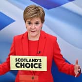 Nicola Sturgeon will set out the first of a series of papers which will outline the arguments for an independent Scotland (Picture: Jeff J Mitchell/WPA pool/Getty Images).
