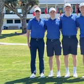 Scotland are being represented in the European Nations Championship at Sotogrande by, from left, James Morgan, Connor Graham, Gregor Graham and Gregor Tait.