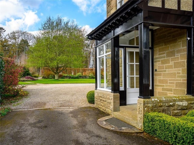 Side entrance.