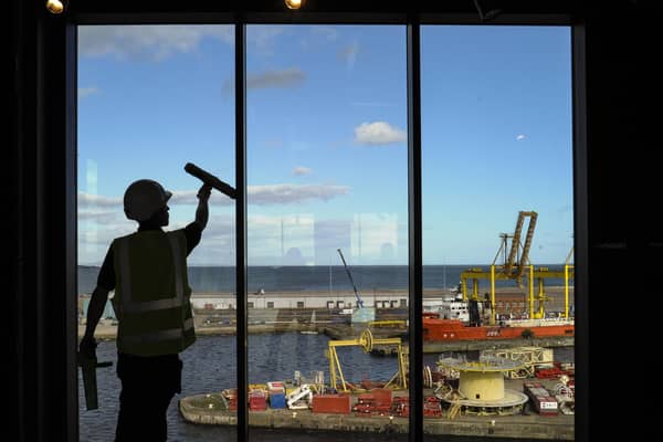 ​Forth Ports is investing at its facility in Leith, as viewed from the Port of Leith Distillery (Picture: Lisa Ferguson)