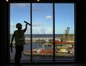 ​Forth Ports is investing at its facility in Leith, as viewed from the Port of Leith Distillery (Picture: Lisa Ferguson)
