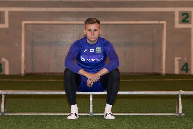 Hibs' James Scott has found life difficult on loan from Hull City.