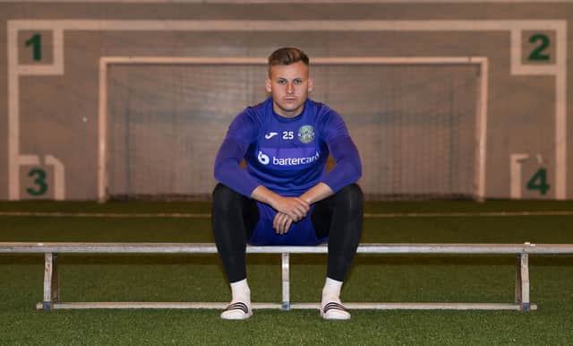 Hibs' James Scott has found life difficult on loan from Hull City.