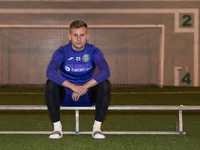 Hibs' James Scott has found life difficult on loan from Hull City.