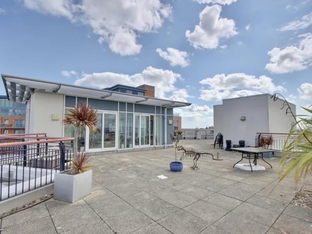 This two bedroom flat in Gunwharf Quays is on sale for £995,000. It is listed by Finest exclusively by Bernards.