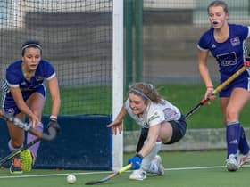 Ellie Stott, in white, has been in good for for Watsonians. Picture: David P McCarthy