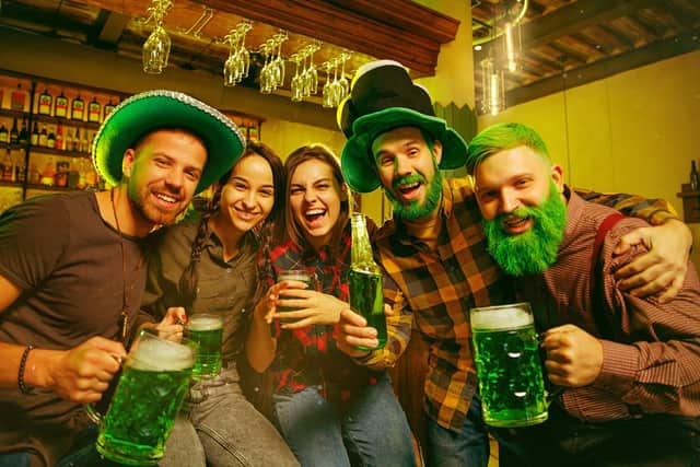 Wearing green on St Patrick's Day is a modern tradition. It is said to originate from a myth that said Irish Leprechauns would pinch people they see but were unable to see people in green clothing.