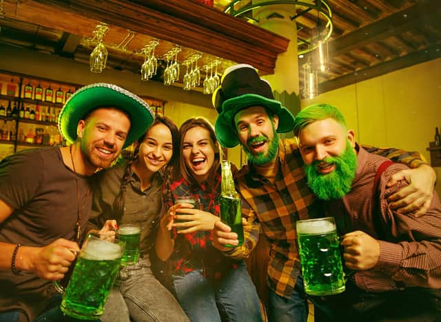 Wearing green on St Patrick's Day is a modern tradition. It is said to originate from a myth that said Irish Leprechauns would pinch people they see but were unable to see people in green clothing.