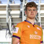 Darcy Graham models Edinburgh Rugby's new away kit. Picture: Ross MacDonald/SNS