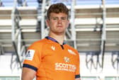 Darcy Graham models Edinburgh Rugby's new away kit. Picture: Ross MacDonald/SNS