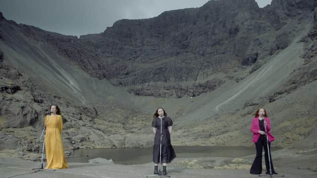 Gaelic trio Sian filmed at Coire Lagan on the Isle of Skye.