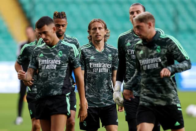 Real Madrid arrive at Celtic Park unbeaten this season and the veteran Luka Modric still pulls the strings in their midfield.