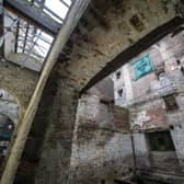 The interior basement level of the Mackintosh Building at Glasgow School of Art. Picture: Jane Barlow/PA Wire