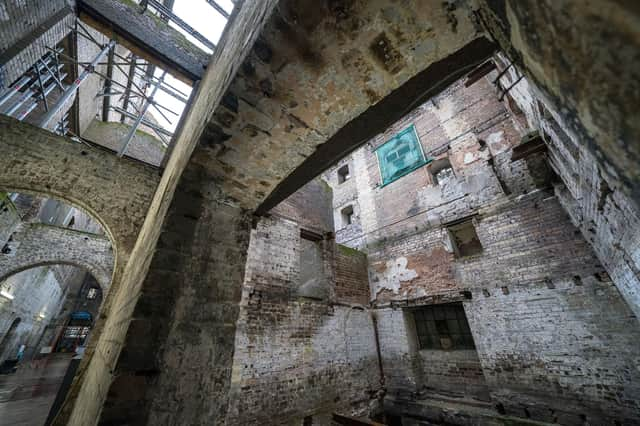 The interior basement level of the Mackintosh Building at Glasgow School of Art. Picture: Jane Barlow/PA Wire