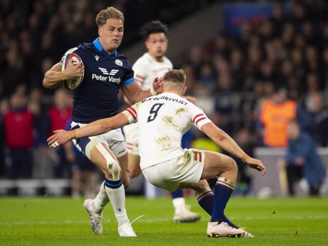 Duhan van Der Merwe features for his exploits against England.
