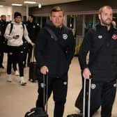 Hearts manager Robbie Neilson has taken his squad away to train in Spain.