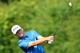 Yannik Paul in action during day one of the Betfred British Masters hosted by Sir Nick Faldo 2023 at The Belfry. Picture: Andrew Redington/Getty Images.