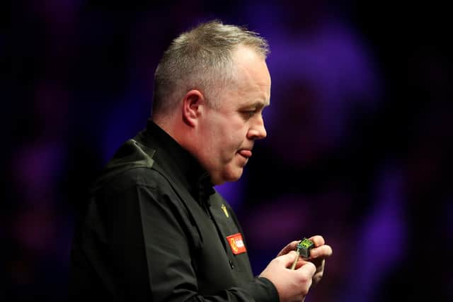 John Higgins beat Sohail Vahedi in the first round of the Scottish Open. Picture: Alex Pantling/Getty Images