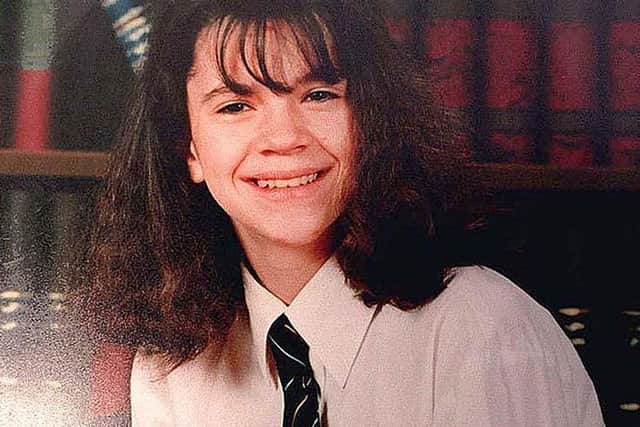 Caroline Glachan's body was found partially submerged in the River Leven in August 1996. Picture: PA